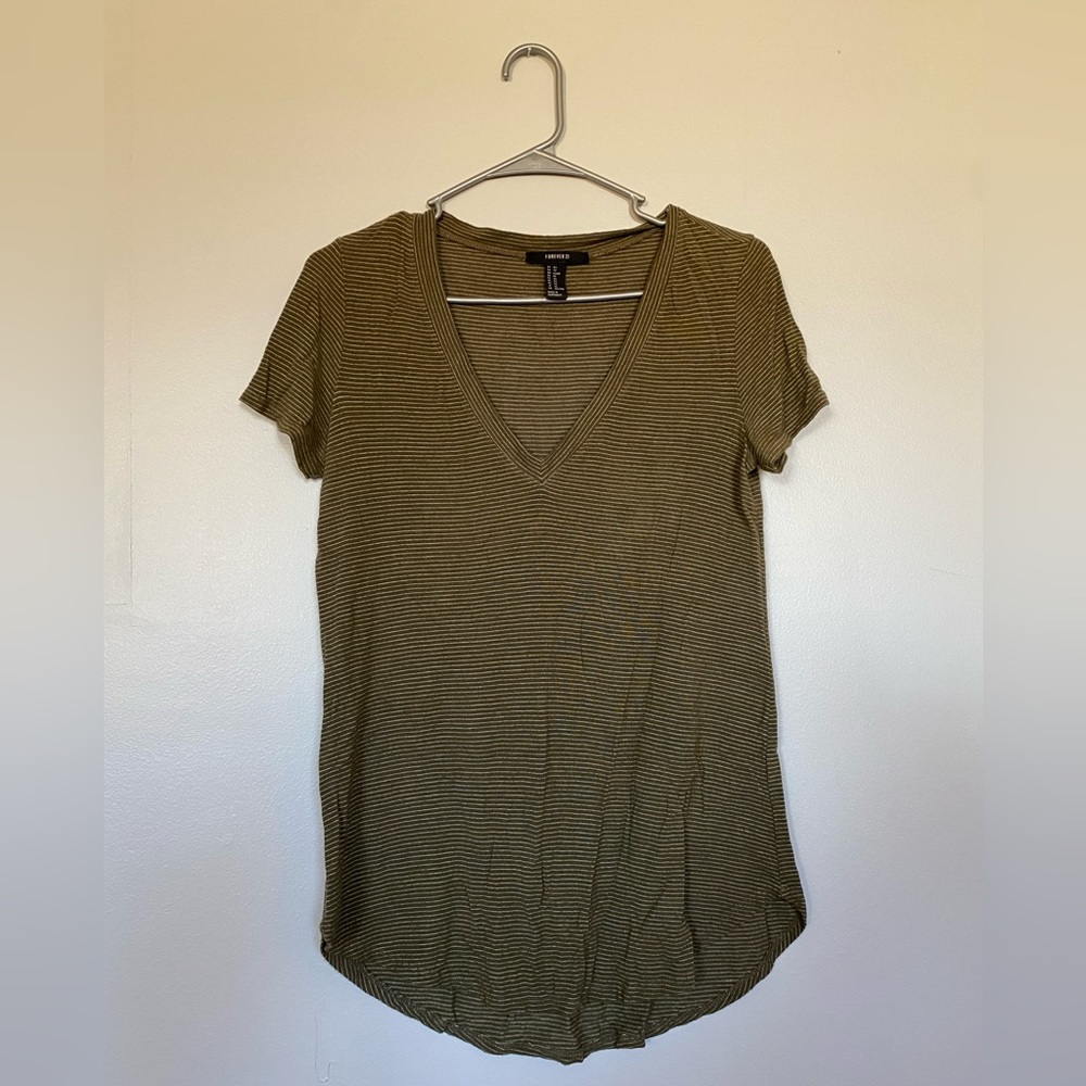 Striped Green Tee